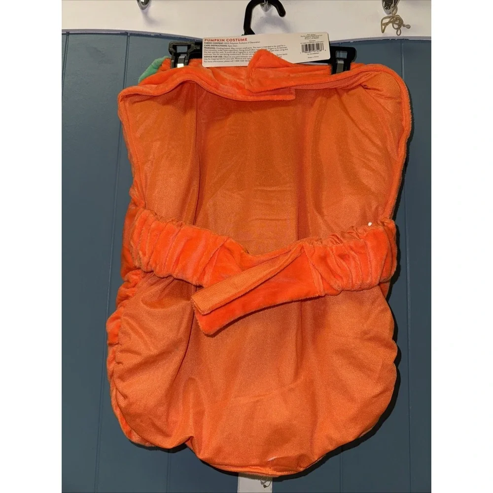 NEW Thrills N Chills Pet Dog Plush Costume size L  Jack o‎ lantern Pumpkin